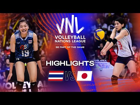 🇹🇭 THA vs. 🇯🇵 JPN - Highlights Week 3 | Women's VNL 2023
