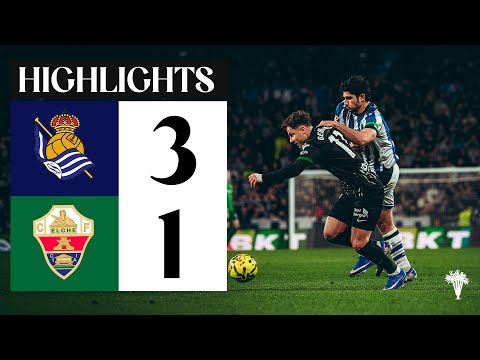 Real Sociedad vs Elche CF (3-1) | RESUMEN | J23 | #LALIGAEASPORTS