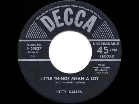 1954 HITS ARCHIVE: Little Things Mean A Lot - Kitty Kallen (a #1 record)