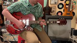 Video thumbnail for 1966 Harmony-made Silvertone 1454 hollowbody electric guitar by Jake Wildwood & Co