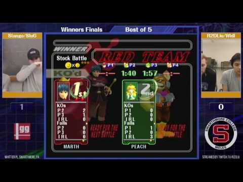Event Match 8: Stango/SluG (Marth/Fox) vs R2DLiu & Widl (Fox/Peach) - Winners Finals