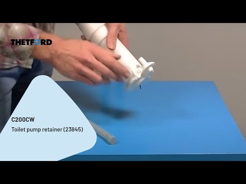 C200CW | Toilet pump retainer (23845) replacement | Cassette toilet | THETFORD repair instructions