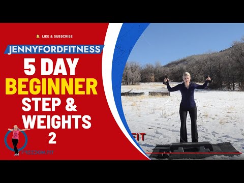 5-Day Jumpstart Step & Weights Workout Program | Day 2 of 5 | Chest & Back