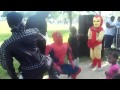 IRONMAN, SPIDERMAN, VENOM & BATMAN Dance At Kids Party // ORIGINAL // PERREO EXTREMO WTF