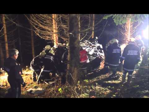 Pkw prallte gegen Baum