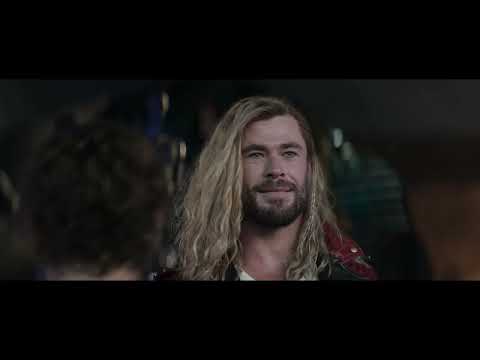 Asgaardian Handshake between Thor and the Star Lord