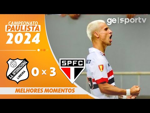 INTER DE LIMEIRA 0 X 3 SÃO PAULO | MELHORES MOMENTOS | CAMPEONATO PAULISTA 2024 | ge.globo