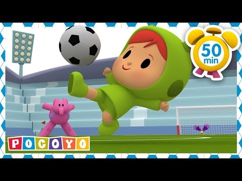 ⚽ POCOYO ITALIANO - Gioca calcio con Pocoyo! [ 50 min ] | VIDEO e CARTONI ANIMATI per bambini