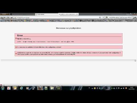 comment ouvrir phpmyadmin