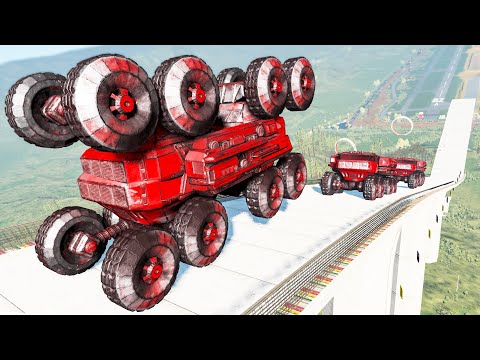Сars High Jumping Crashes #14 - Beamng drive
