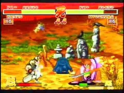 SamuraiShodown093 Kyoshiro Senryo vsHanzo Hattori --北河内武芸帳--