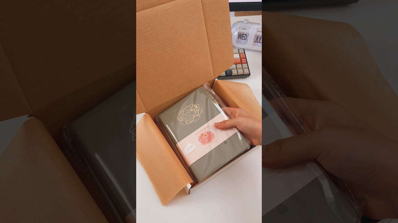 ASMR pack bujo order #aesthetic #packaging #journaling #packorders #smallbusiness #bujo #aesthetics