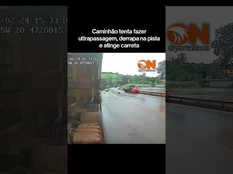 Acidente aconteceu na BR-040, em Congonhas, região Central de Minas gerais nesta terça (24/2).