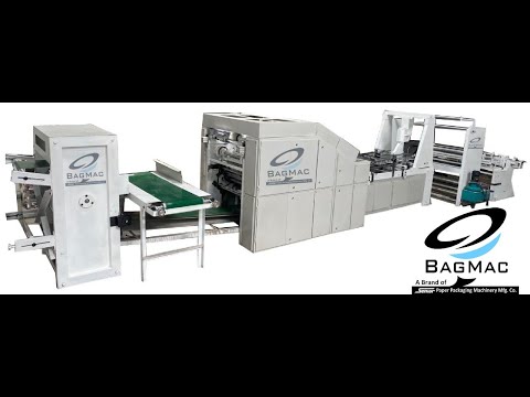 Square Bottom Paper Bag Making Machine Model BAGMAC S-350A