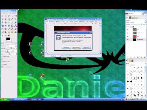 Animierte Signature mit Gimp erstellen