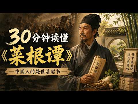 30分钟读懂《菜根谭》：为什么曾国藩一生推崇？明朝高人留下的人生清醒指南，越早读懂越受益！#菜根谭#人生智慧#国学经典#传统文化#处世之道#人性真相#曾国藩#历史名著#精神内耗#中年觉醒