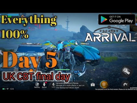 PROJECT ARRIVAL UK CBT [FINAL DAY] 100% EVERYTHING!
