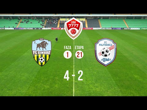 ⚽ REZUMAT LIGA 7777, FAZA 1 – ETAPA 21, ZIMBRU – POLITEHNICA UTM 4-2