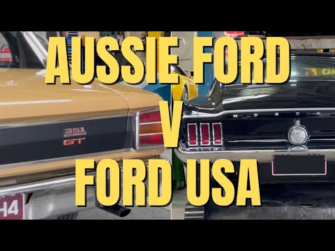 Ford v Ford - USA v Australia v South Africa - Mustang v Falcon - a muscle car showdown