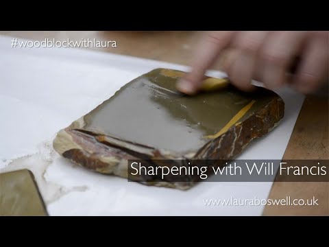 Japanese Woodblock With Laura Episode 21 - Sharpening Woodblock Tools with Will Francis