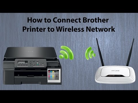 Brother DCP T500w Wifi Setup How to Connect Printer To Wireless Network