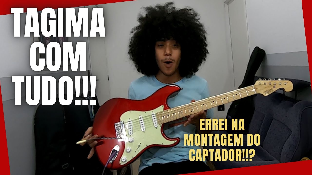 Tagima T635  DELUXE Captadores Fender Custom shop Fat 60'  Elétrica nova, Blindagem + Tarraxas Gotoh