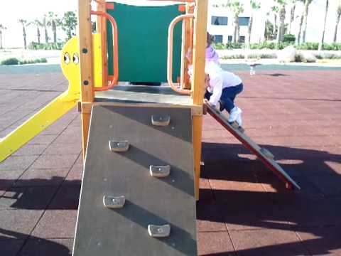Playground with triplrts in Paphos, 16.04.2013 part 1