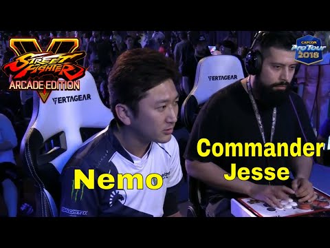 SFV AE - Nemo VS Commander Jesse | Combo Breaker - Day 2 | CPT 2018