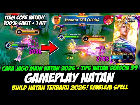 CARA JAGO MAIN NATAN 2026❗TIPS NATAN SAKIT + 1 HIT❗BUILD NATAN TERBARU 2026❗NATAN TOP GLOBAL 2026