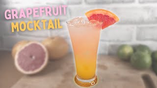 Easy Non Alcoholic Grapefruit Recipe! | Grapefruit Mocktail