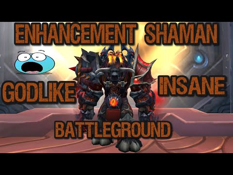 MOST INSANE Battleground - Enhancement Shaman 9.2 shadowlands