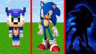 КАК МЕНЯЛСЯ СОНИК И ЕГО ЖИЗНЕННЫЙ ЦИКЛ В МАЙНКРАФТ ~ ЭВОЛЮЦИЯ СОНИКА В MINECRAFT SONIC