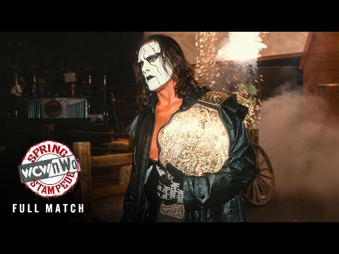 FULL MATCH: Sting vs. Randy Savage – No Disqualification WCW Title Match: WCW Spring Stampede 1998