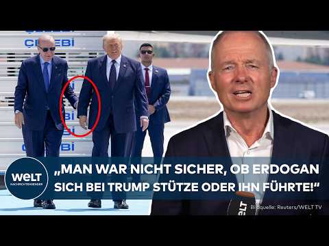 Video Thumbnail: ANKARA: Gebrechlich wirkender Erdogan empfängt Donald Trump beim NATO-Gipfel