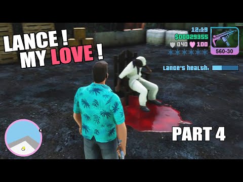 SAVING LANCE VANCE DANCE - GTA Vice City Definitive Edition Walkthrough #4 (PS4) - Death Row
