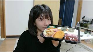 【顔出し配信】寝起きで昼ご飯。弁当食べながらまったり妊婦【すっぴん】