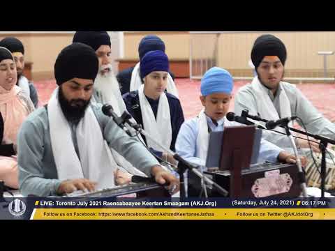 001 Toronto July 2021 - Raensabaayee Keertan - Bhai Kirpa Singh Jee Toronto