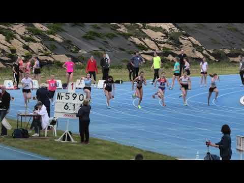 100m kobiet bieg 5 - Piła 11.05.2019