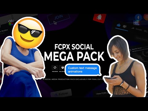 Social Branding and Text Message Animations in Video | FCP Social Mega Pack