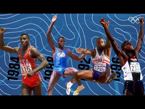 The Most Incredible Jumps in History! 🤯 Carl Lewis' Olympic Long Jump Legacy🥇