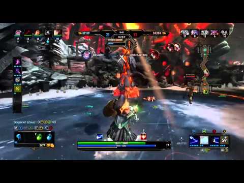 Awesome Zeus Quadra Kill - Smite Xbox One