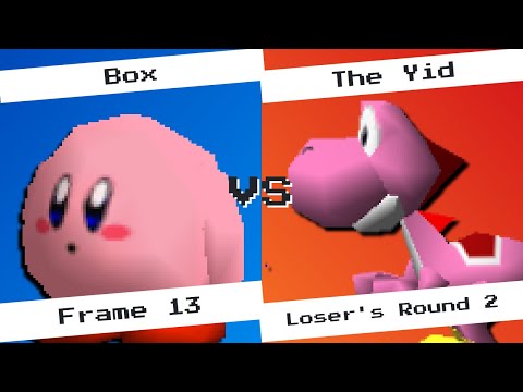 Box (Kirby) vs The Yid (Yoshi) - Frame 13 LR2 - SSB64