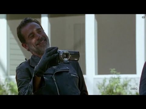 Negan says "Easy peasy lemon squeezy" -Easy Street version