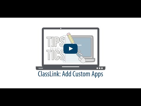 Classlink Add Custom App