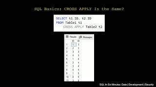 SQL Basics: How To Use A CROSS JOIN and Why