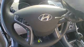 2016 Hyundai Elantra Steering Wheel Airbag Removal