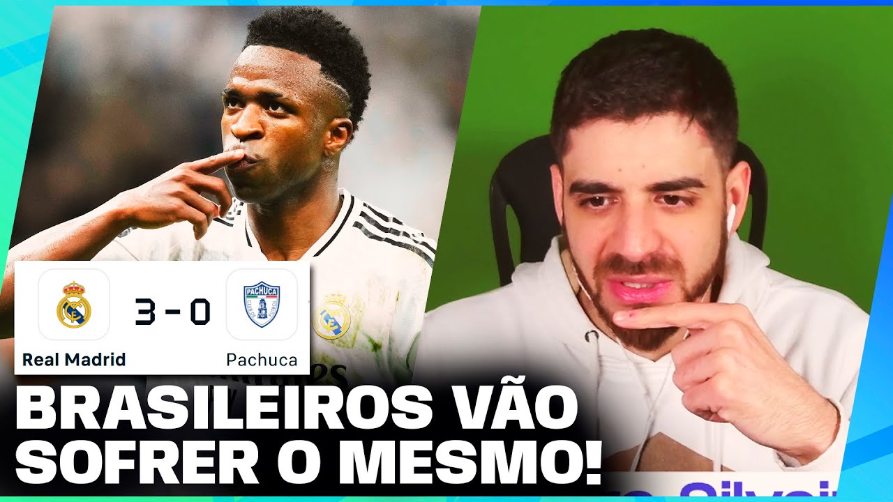 Vini Jr joga como MELHOR DO MUNDO | Real 3-0 Pachuca ⚪