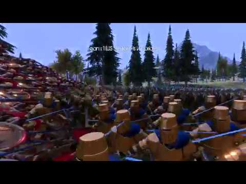 800 US Soldiers and 300 golden knight vs 10000 spartans-Ultimate epic battle simulator #2