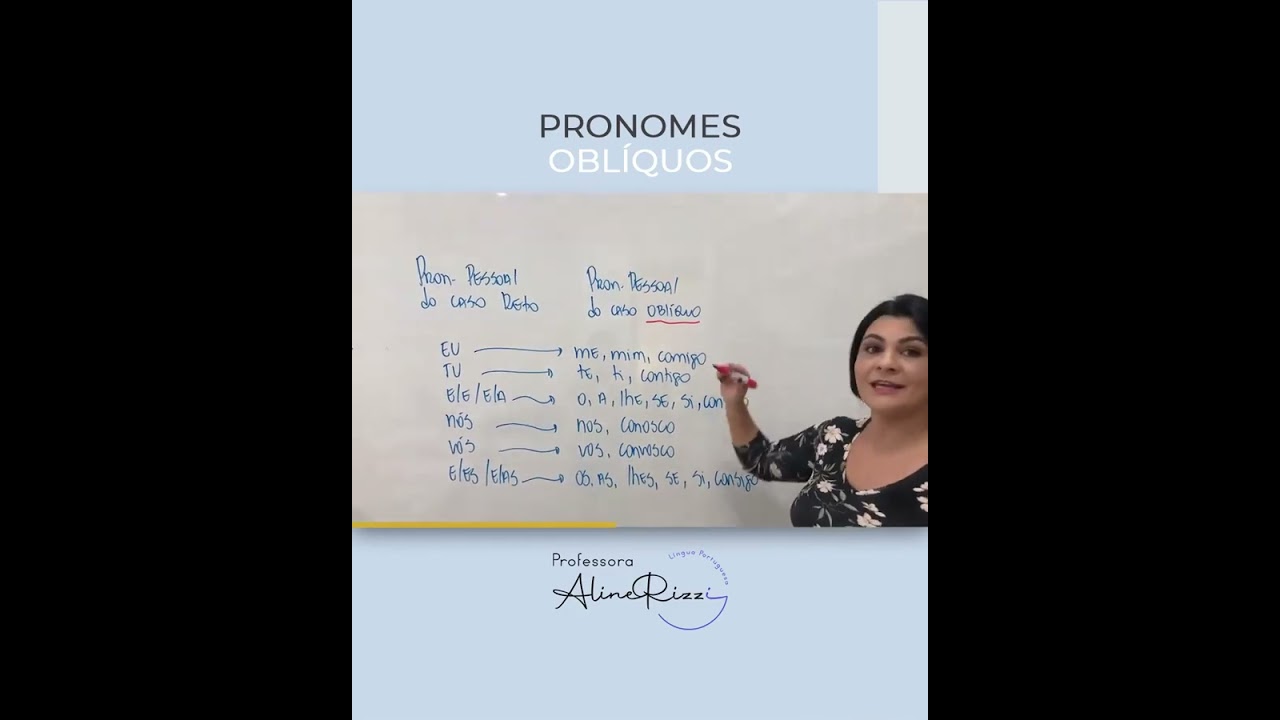 O Que é Pronome Do Caso Oblíquo O Que é Pronome Do Caso Oblíquo