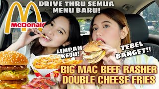 DRIVE THRU MCD TERBARU DOUBLE CHEESE FRIES & BIG MAC RASHER!! ENAK BANGETT! Ft @Aurelliaurel